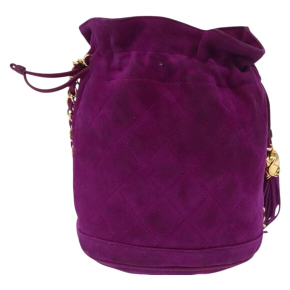 CHANEL - Red Lambskin Mini Matelasse Chain Shoulder Bag  Chanel Matelasse Chain Shoulder Bag